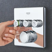 Grohe Termostat Grohtherm SmartControl oglat Krom