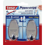 TESA Trakovi za nameščanje tesaR Powerstrips, beli, TESA, vsebuje 2 kosa