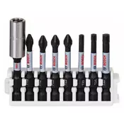 BOSCH Pakovanje Impact Control nastavaka za odvrtace, 8-delno, 2xPH2;2xPZ2;1xT20;1xT25;1xT30 2608522326