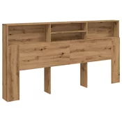 MAISON CHIC Stenska omarica - Zidna omarica artisian hrast 200x19x103,5 cm inženirski les iu256, (22062389)