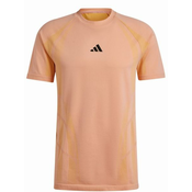 Muška majica Adidas Tennis Pro Seamless Aeroready Freelift T-Shirt - semi pink spark/pink spark