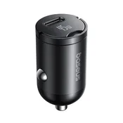 Baseus PrimeTrip VP2 45W brzi punjac za automobil, USB Type-C, crni + 60W USB Type-C, kabel 1 m