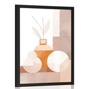 Plakat sodobno tihožitje z vazo - 60x90 white