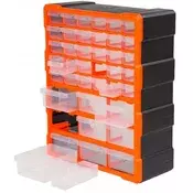 shumee Plastični organizator za delavnico z 39 predali, za montažo na steno, 48,5 x 38,5 cm
