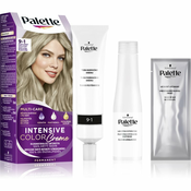 , Schwarzkopf Palette Intensive Color Creme permanentna barva za lase odtenek 9-1 Cool Extra Light Blonde 1 kos