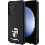 Karl Lagerfeld Saffiano Karl & Choupette ovitek za Apple iPhone S24/S921, črn