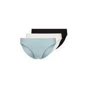 Skiny Spodnje hlačke pastelno modra / črna / off-bela