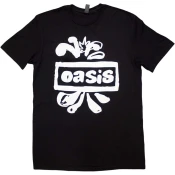 Oasis Majica Logo Splat Unisex Black XL