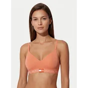 Tommy Hilfiger Trikotni nedrček Heritage Moulded Push-Up Bralette UW0UW05715 Oranžna
