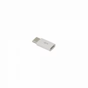 S-box ADAPTER MICRO USB 2.0 ženski -> TYPE-C moški beli