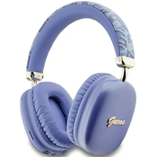 Guess Bluetooth on-ear headphones GUBHK1GCTCSU purple Gcube Metallic Script Logo (GUBHK1GCTCSU)