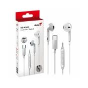 Genius HS-M365 USB-C Slušalke z mikrofonom, bele barve