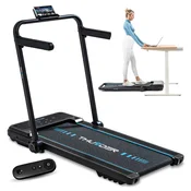 THUNDER Električna nizkoprofilna zložljiva tekalna steza THUNDER® IMPACT-BLACK– 12 km/h, 1,5 KM, pod posteljo, Bluetooth, nosilnost 130 kg, (5000089642)