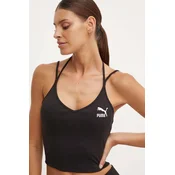 PUMA TOP PUMA CLASSICS RIBBED CROP TOP ŽENE