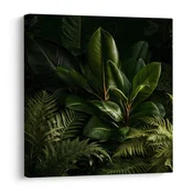 Slika zelena džungla s praprotjo - 30x30