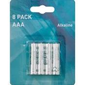 Baterije Micro AAA alkalne 8 kosov