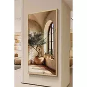 Wallity Dekorativna uramljena slika, 120x50cm, Šarena