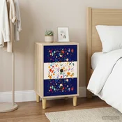 Vidaxl Nočna omarica MAINZ 2 kos Sonoma hrast 36 x 33 x 60 cm