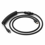 Glorious Coiled Cable Phantom Black, USB-C auf USB-A Spiralkabel - 1,37m, schwarz GLO-CBL-COIL-BLACK