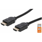 Kabl Manhattan 355353 HDMI M/M 4K/60Hz/100Mbps/3m