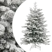 Vidaxl Umetna novoletna jelka s snegom 120 cm