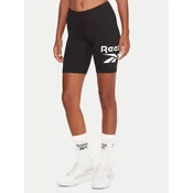 Reebok Kolesarske hlače RK25161CCW Črna Slim Fit