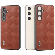 NN-Su Futrola za Samsung S24+, TPU + PC + PU koža - Galaxy S24+ PU Phone Case(Brown)