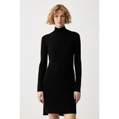 Calvin Klein pletena obleka volnena