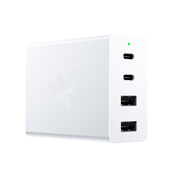 Razer 4-portni zidni punjač, ??USB-C, 130W, bijeli