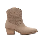 Xti za ženske. 14388503-TAUPE Usnjeni gležnjarji 143885 taupe (37), 5 do 8 cm, Zip, Priložnostno