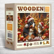 Wooden city - Puzzle Pes & Mačka - 500 kosov