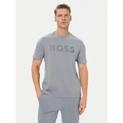 BOSS T-shirt Structure Logo 50566883 Siva Regular Fit