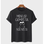 MAFIMI Majica Meni od gemista nije nista, Crna