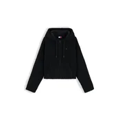 Tommy Jeans Jopa iz flisa črna