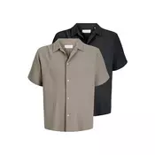 JACK & JONES Košulja JORNantucket svijetlozelena / crna
