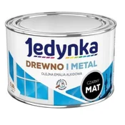 Alkidni emajl za les in kovino 0,9 l mat črna 1 kos.