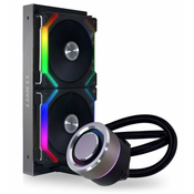 Komplet za tekočinsko hlajenje Lian Li AIO Liquid Cooler GALAHAD 240 SL V2, aRGB, črn