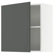 KNOXHULT Zidni element s vratima, tamno siva, 60x60 cm