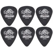 Dunlop 488R 0.88 Tortex Black Gold Standard 6 Pack