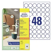 AVERY ZWECKFORM Etikete zweckform 6223rev-10  fi30 odstranljive, (21290040)