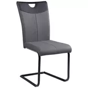 STOLICA NA SANKAMA antracit, siva, crna metal, tekstil