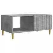 vidaXL Klubska miza Betonsko siva 90 x 50 x 40 cm Inženirski les