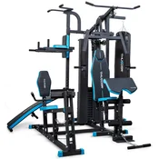THUNDER Večpostajni večfunkcijski fitnes stolp THUNDER DIGLET – drsni modlitevnik, klop, dip station, 80 kg uteži, boksarska vreč, (5000090222)