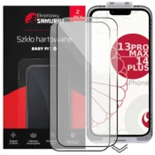 Novo kaljeno steklo Screen Samurai za Apple iPhone 13 Pro Max/14 Plus z okvirjem Easy Fit | 2 kosa