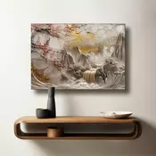 Wallity Dekorativna slika na kaljenom staklu, 50x70cm, Šarena