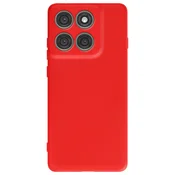 AVIZAR Ovitek za Motorola Edge 60 Pro Soft-Touch iz silikona serije Fast Cover, Rdeča, (5000188988)