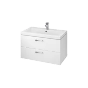 Cersanit S801-149-DSM - Viseča kopalniška omarica z umivalnikom ELODY 80 cm bela