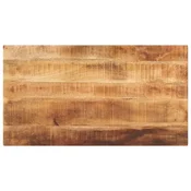 Ploca za stol 100x50x2,5 cm pravokutna masivno grubo drvo manga
