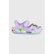 Otroški sandali Coqui vijolična barva