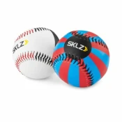 SKLZ Spin Vision Baseball komplet 2 učnih žog za rotacijo | Vizualna povratna informacija za popoln met!